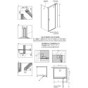 Душевой уголок Radaway Nes KDJ II 80x75 R
