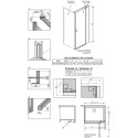 Душевой уголок Radaway Nes KDJ II 80x90 R