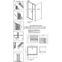 Душевой уголок Radaway Nes KDS I 100x70 L
