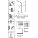 Душевой уголок Radaway Nes KDS I 100x90 L