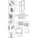 Душевой уголок Radaway Nes KDS I 120x75 R