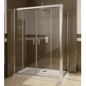 Душевой уголок Radaway Premium Plus DWD+S 160x80 прозрачное стекло
