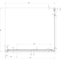Душевой уголок Ravak PDOP1 90х80, Transparent, профиль и ручки белые