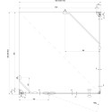 Душевой уголок Ravak SMSD2 110х90 B L Transparent, профиль хром