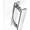 Душевой уголок Ravak SMSD2 90х80 B R Transparent, профиль хром