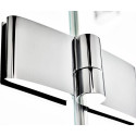 Душевой уголок Ravak SMSD2 90х80 B R Transparent, профиль хром
