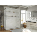 Душевой уголок STWORKI Эстерсунд DE019R80120200 120x80 см профиль хром глянец, стекло матовое
