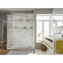 Душевой уголок STWORKI Эстерсунд DE019R80120200 120x80 см профиль хром глянец, стекло матовое