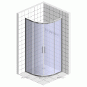 Душевой уголок STWORKI Хельсинки DE018RL100100200CH 100x100 см профиль хром глянец