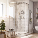 Душевой уголок STWORKI Хельсинки DE018RL100100200CH 100x100 см профиль хром глянец