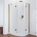 Душевой уголок Vegas Glass AFS-F 110*80 05 01 L профиль бронза, стекло прозрачное