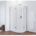 Душевой уголок Vegas Glass AFS-F 120*90 08 01 L профиль глянцевый хром, стекло прозрачное