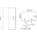 Душевой уголок Wasserkraft Alme 15R07 120x90 см