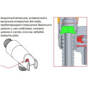 Гигиенический душ Jacob Delafon Elate E25838-CP со смесителем С ВНУТРЕННЕЙ ЧАСТЬЮ
