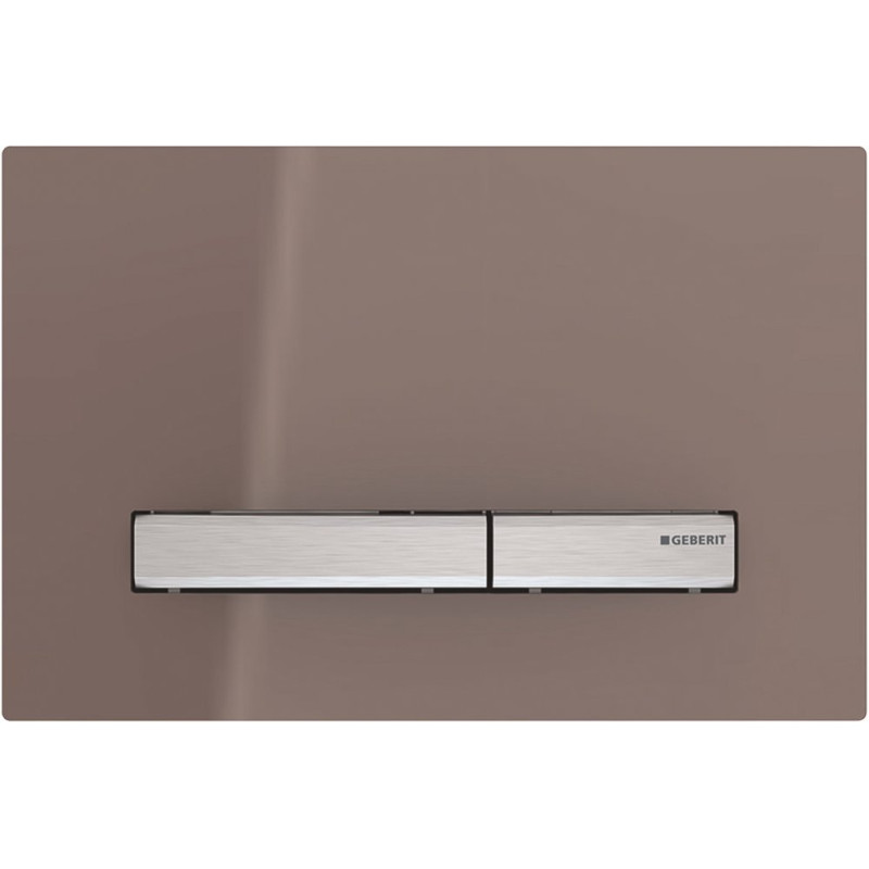 Кнопка смыва Geberit Sigma 50 115.788.SQ.2 темно-коричневое стекло