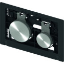 Кнопка смыва TECE Loop Modular 9240669 кнопка сатин, стекло на выбор