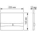 Комплект Berges Wasserhaus Novum 043269 кнопка хром глянцевый