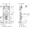 Комплект Geberit Acanto 500.301.KJ.A