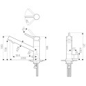 Комплект  Мойка кухонная Omoikiri Tadzava 49-U IN нержавеющая сталь + Смеситель Omoikiri Tonami C для кухонной мойки