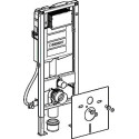 Комплект  Система инсталляции для унитазов Geberit Duofix Sigma 12 Plattenbau 111.362.00.5 + Кнопка смыва Geberit Sigma 01 115.770.21.5 хром + Крышка-
