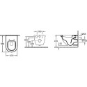 Комплект  Система инсталляции для унитазов Geberit Duofix Sigma 12 Plattenbau 111.362.00.5 + Кнопка смыва Geberit Sigma 01 115.770.21.5 хром + Крышка-