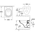 Комплект  Система инсталляции для унитазов Grohe Rapid SL 38929000 4 в 1 с кнопкой смыва + Унитаз подвесной Villeroy & Boch O.novo 5688 H1 01 alpin, с