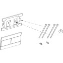 Комплект  Система инсталляции для унитазов Jacob Delafon E5504-NF + Чаша для унитаза подвесного Jacob Delafon Vox EDM102-00 + Кнопка смыва Jacob Delaf