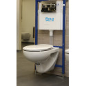 Комплект  Система инсталляции для унитазов Roca DUPLO WC 890090020 + Чаша для унитаза подвесного Roca Victoria 34630300R + Кнопка смыва Roca PL1 Dual