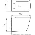 Комплект  Унитаз подвесной BelBagno Marmi BB052CHR с крышкой + Система инсталляции AlcaPlast AM101/1120-001 + Кнопка смыва AlcaPlast ALCA M70 белая + Шумоизоляционная пан?