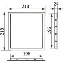 Люк настенный Evecs Л2020 Gray Metal