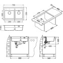 Мойка кухонная Alveus Atrox Granital 50 terra
