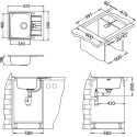 Мойка кухонная Alveus Line Maxim 60 1085947