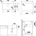 Мойка кухонная Blanco Andano 700-IF
