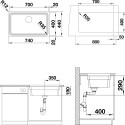 Мойка кухонная Blanco Etagon 700-U