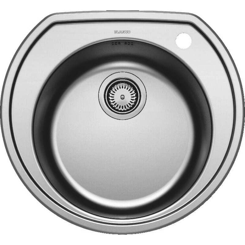 Мойка кухонная Blanco Rondoval 525319 сталь, матовая