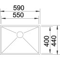 Мойка кухонная Blanco Zerox 550-IF