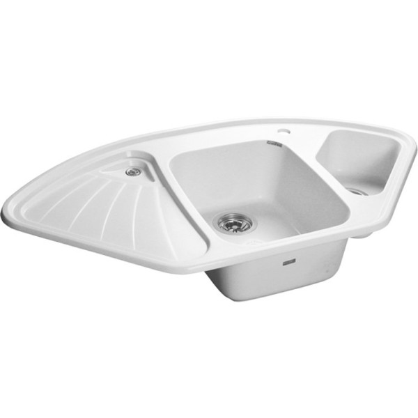 Мойка кухонная GranFest Corner C-1040 E иней
