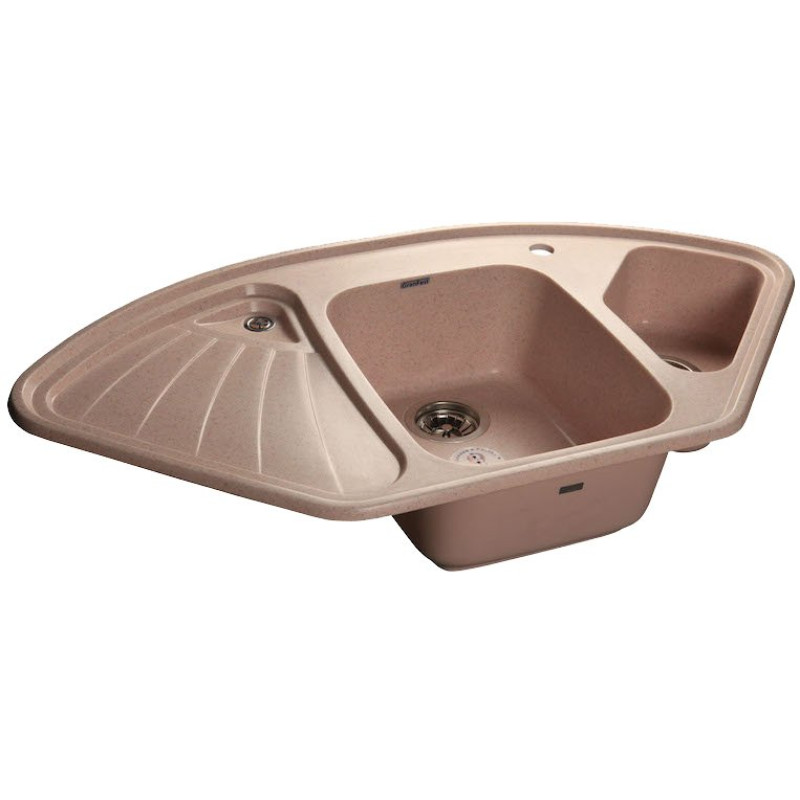 Мойка кухонная GranFest Corner C-1040 E светло-розовый