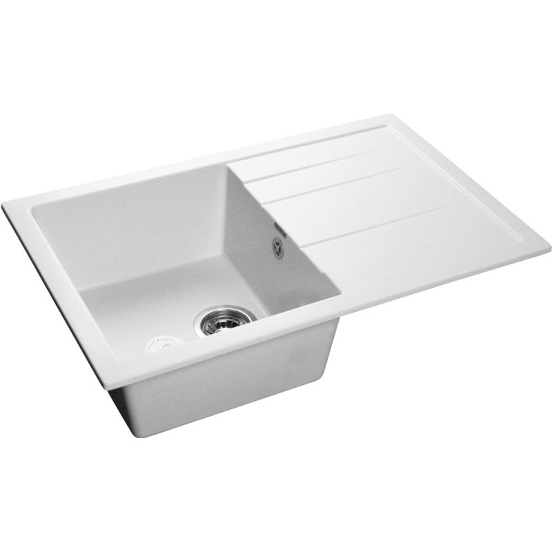 Мойка кухонная GranFest Quadro GF-Q780L белая