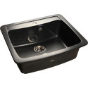 Мойка кухонная GranFest Standart GF-S605 черный