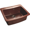 Мойка кухонная GranFest Standart GF-S605 красный марс