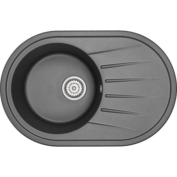 Мойка кухонная Granula Standart ST-7601 черная