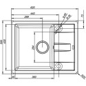 Мойка кухонная IDDIS Vane G V32C621i87