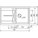 Мойка кухонная Lava L6 scandic (серый)