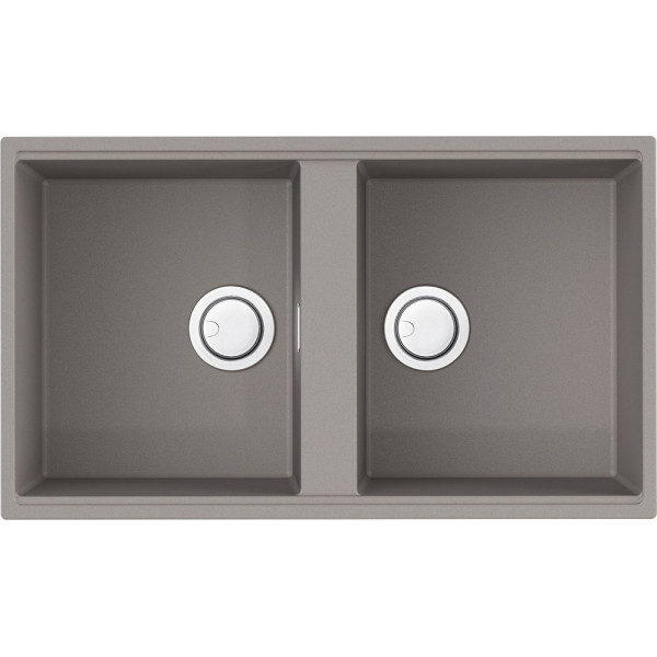 Мойка кухонная Omoikiri Kitagawa 83-2-U-GR leningrad grey