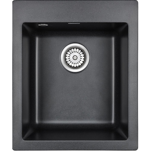 Мойка кухонная Paulmark Leer PM104249-BL черный