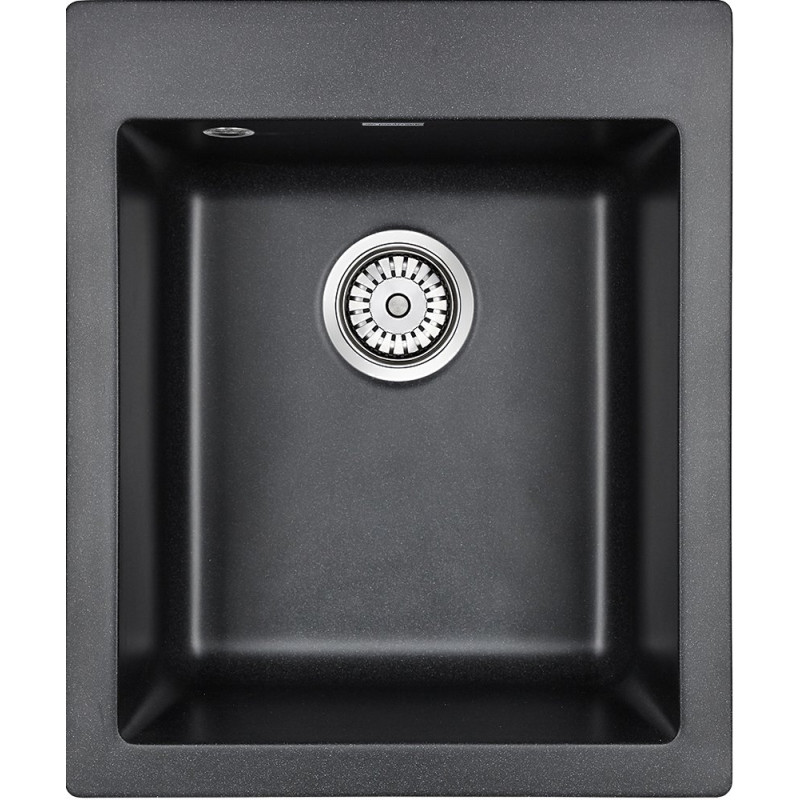 Мойка кухонная Paulmark Leer PM104249-BL черный