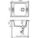 Мойка кухонная Polygran F-20 терракот