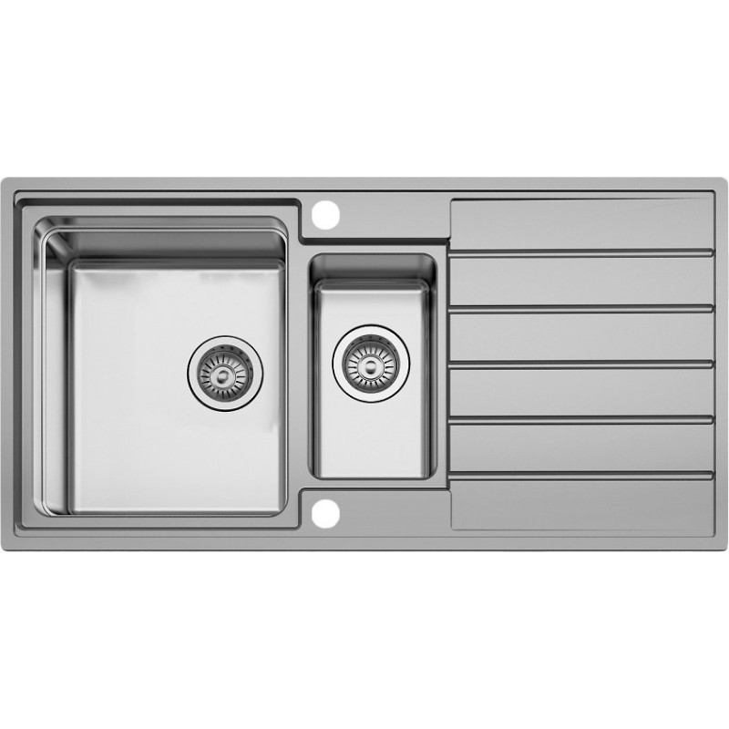 Мойка кухонная Seaman Eco Roma SMR-9750B с клапан-автоматом