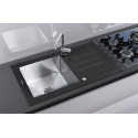 Мойка кухонная Tolero Glass TG-860 черная